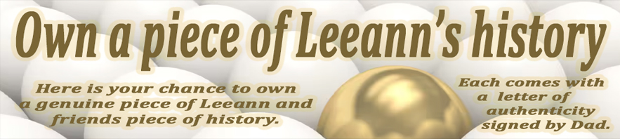 LEEANN'S HISTORY FOR SALE