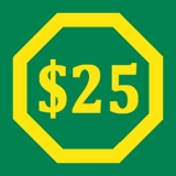 $25