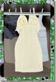 CDS-OUTFITS-PUZZLES-LINEN SUMMER DRESS-YELLOW