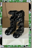 CDS-SHOES-LEEANN-BUCKLE BOOTS-BLACK