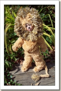 2009 - OOAK DOLLS - LENNY - OZ SERIES - COWERDLY LION