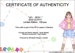 2010 - OUTFITS - LEEANN - SO... SEW SET