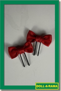 ACCESSORIES - LEEANN - CUSTOM HAIR BOWS - RED