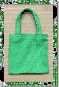 CDS-EVERYTHINGELSE-MINIATURE TOTE BAGS-GREEN