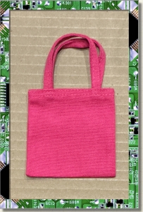 CDS-EVERYTHINGELSE-MINIATURE TOTE BAGS-PINK