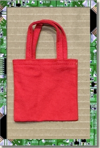 CDS-EVERYTHINGELSE-MINIATURE TOTE BAGS-RED