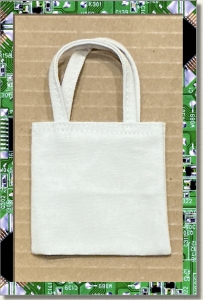 CDS-EVERYTHINGELSE-MINIATURE TOTE BAGS-WHITE
