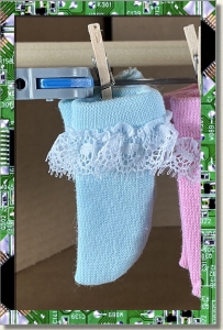 CDS-OUTFITS-LEEANN-FRILLY SOCKS-YBLUE
