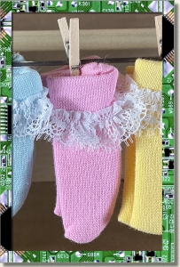 CDS-OUTFITS-LEEANN-FRILLY SOCKS-PINK