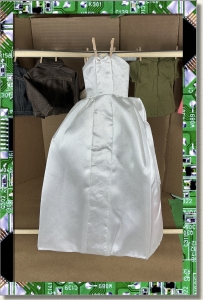 CDS-OUTFITS-PUZZLES-RETRO GOWN-WHITE