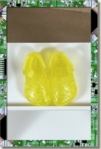 CDS-SHOES-LEEANN-FROG-JELLY YELLOW