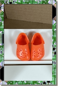 CDS-SHOES-LEEANN-FROG-PASTEL ORANGE