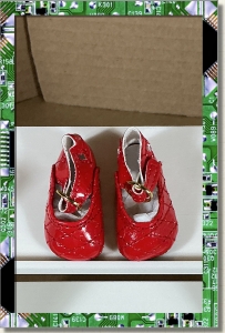 CDS-SHOES-LEEANN-QUILTED MJ-RED