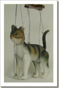 2006 - ACCESSORIES - LEEANN - CAT MARRIONETTES ( resin ) ( last 95 sets )