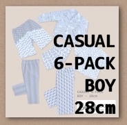 CASUAL SIX PACK - LEROY/BEJU BOYS