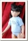 2012 - BASIC DOLLS - LINLIN - BLACK HAIR with BRAIDED KNOTS, with BANGS - BLUE EYES